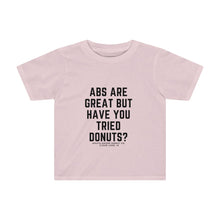 Load image into Gallery viewer, abs are great kids tshirt