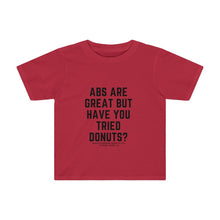 Load image into Gallery viewer, abs are great kids tshirt