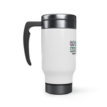 Load image into Gallery viewer, Sprinkle Kindness Stainless Steel Travel Mug with Handle, 14oz