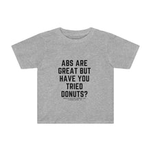 Load image into Gallery viewer, abs are great kids tshirt