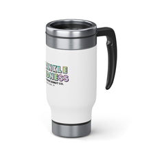 Load image into Gallery viewer, Sprinkle Kindness Stainless Steel Travel Mug with Handle, 14oz